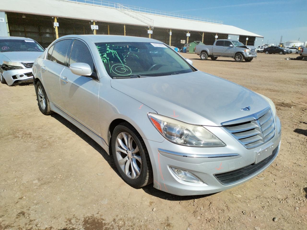 HYUNDAI GENESIS 3. 2012 with VIN KMHGC4DD8CU192027 - Photo from auction