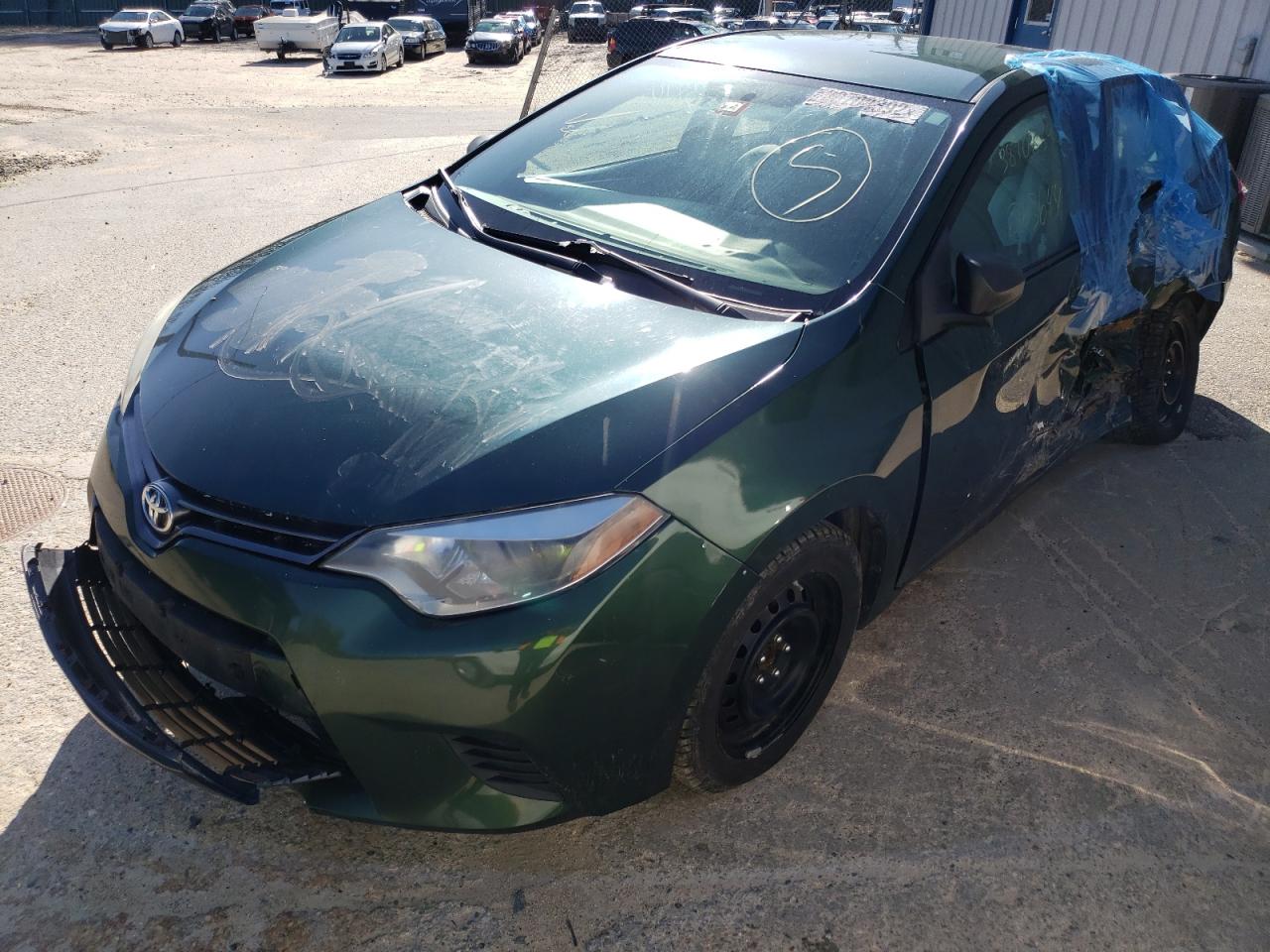 Photo 2 from auction – 2015 TOYOTA COROLLA L with VIN 2T1BURHE0FC370476