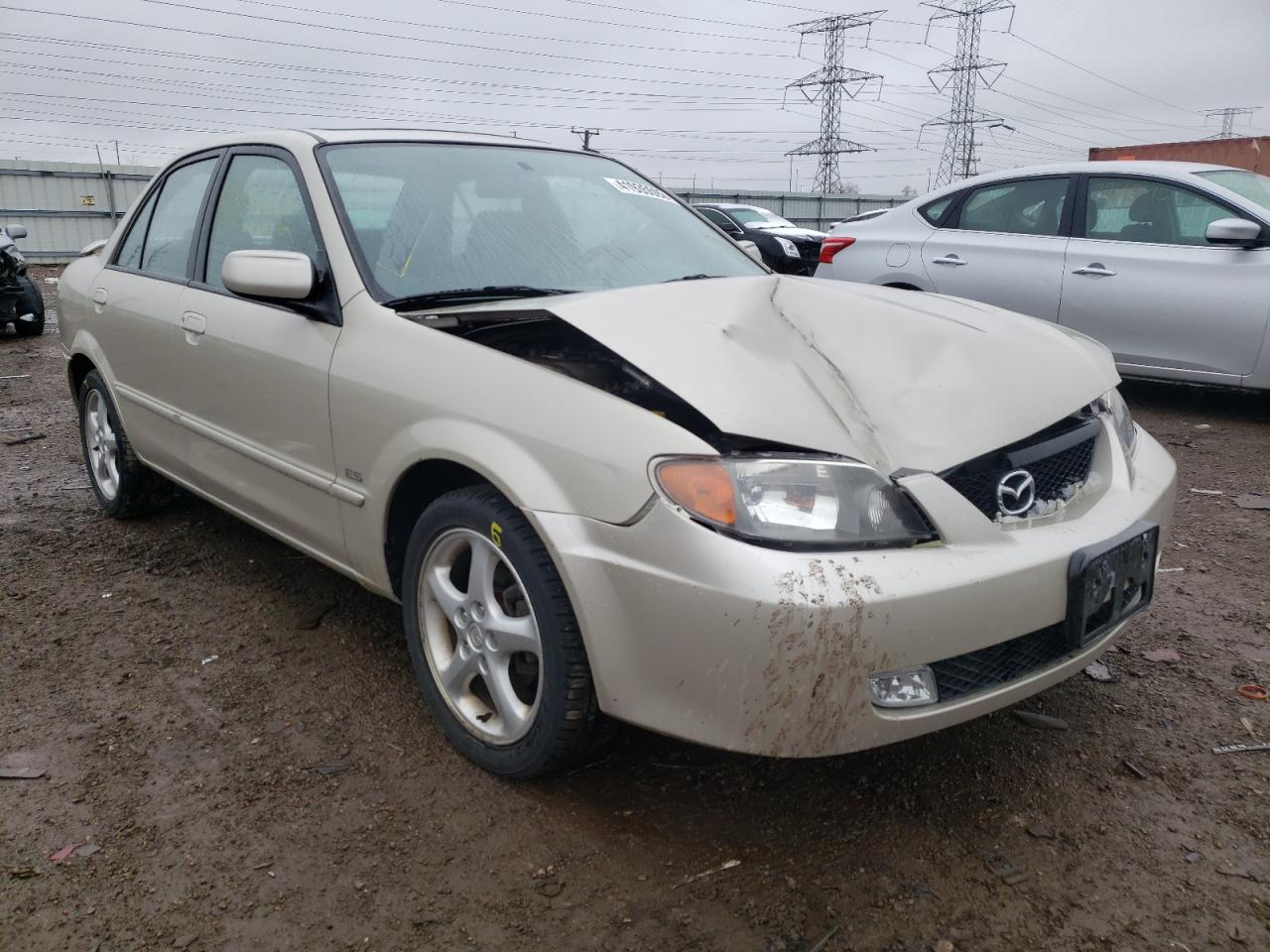 MAZDA PROTEGE DX 2002 with VIN JM1BJ226720510559 - Photo from auction