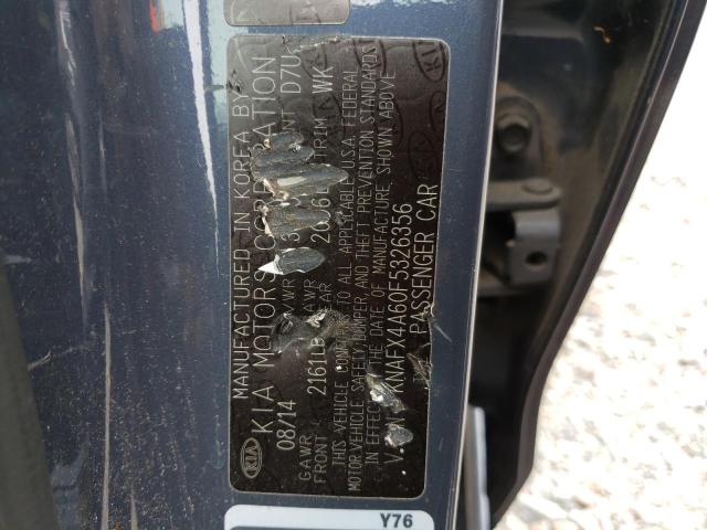 Photo 10 from auction – 2015 KIA FORTE LX with VIN KNAFX4A60F5326356
