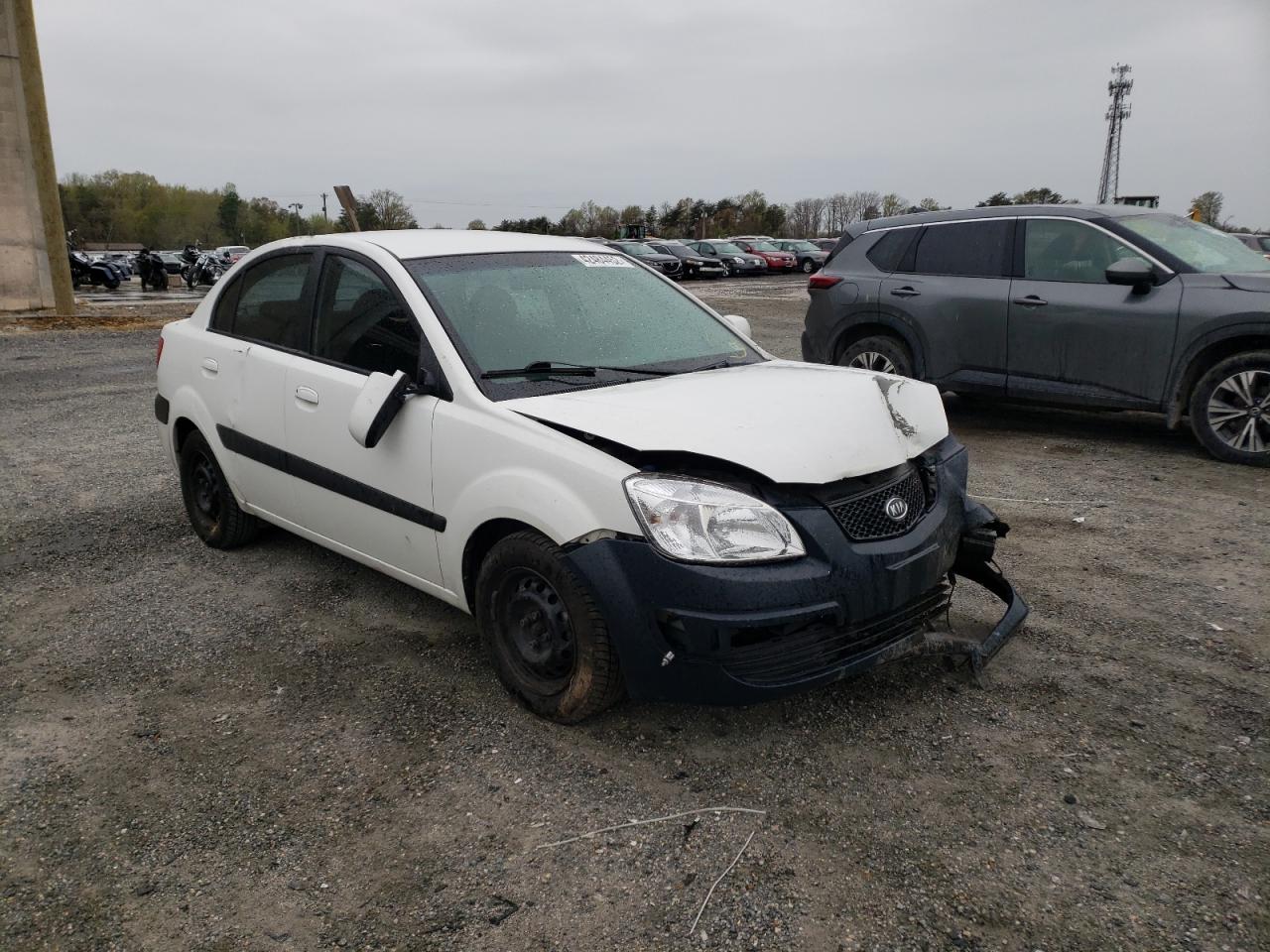 KIA RIO BASE 2007 with VIN KNADE123776190500 - Photo from auction