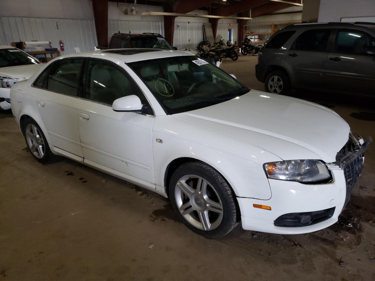 AUDI A4 2.0T QU 2008 with VIN WAUDF78E88A045814 - Photo from auction