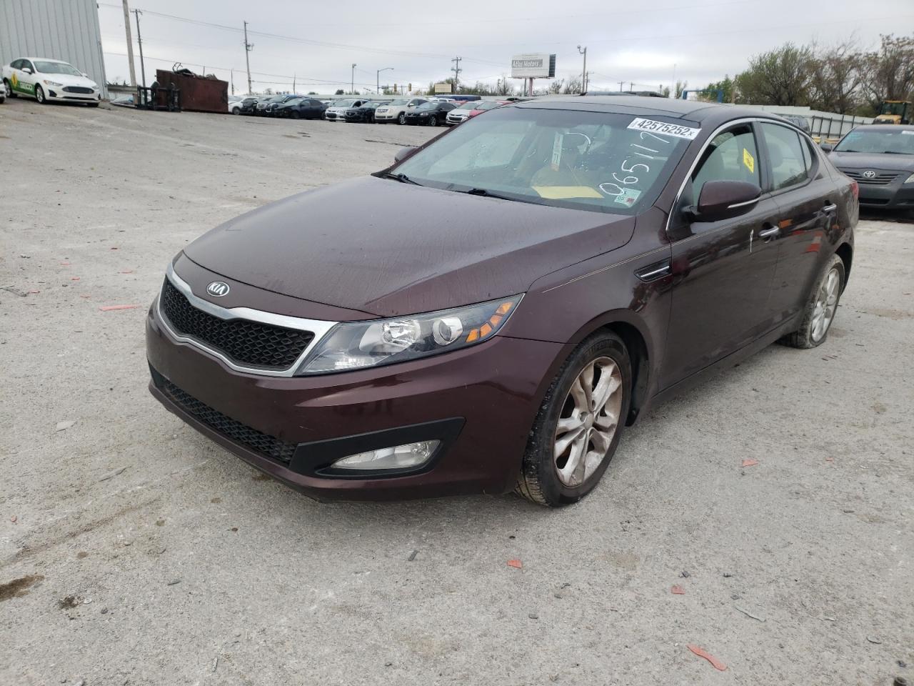 Photo 2 from auction – 2012 KIA OPTIMA EX with VIN 5XXGN4A76CG065117