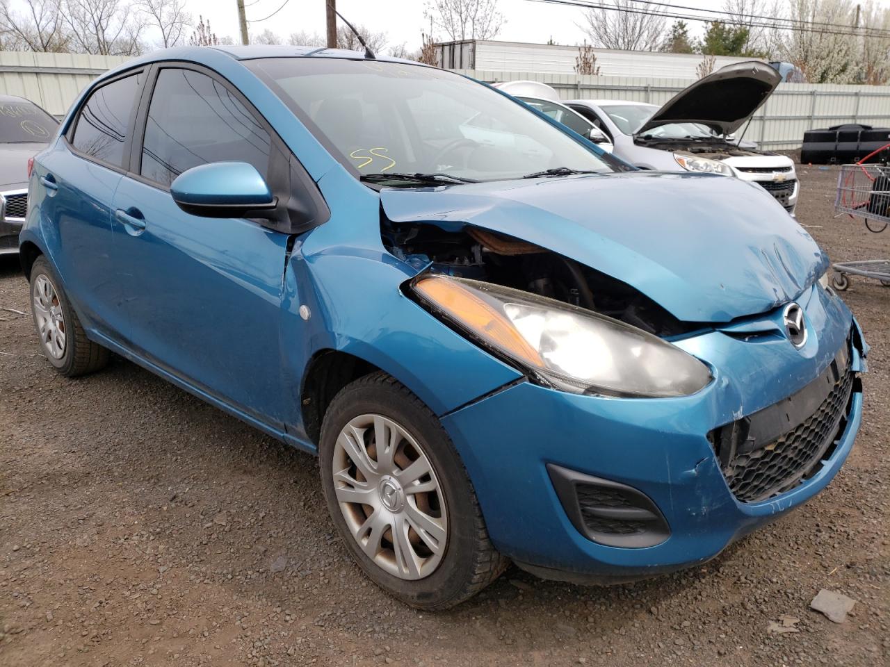 MAZDA MAZDA2 2012 with VIN JM1DE1KY1C0149954 - Photo from auction
