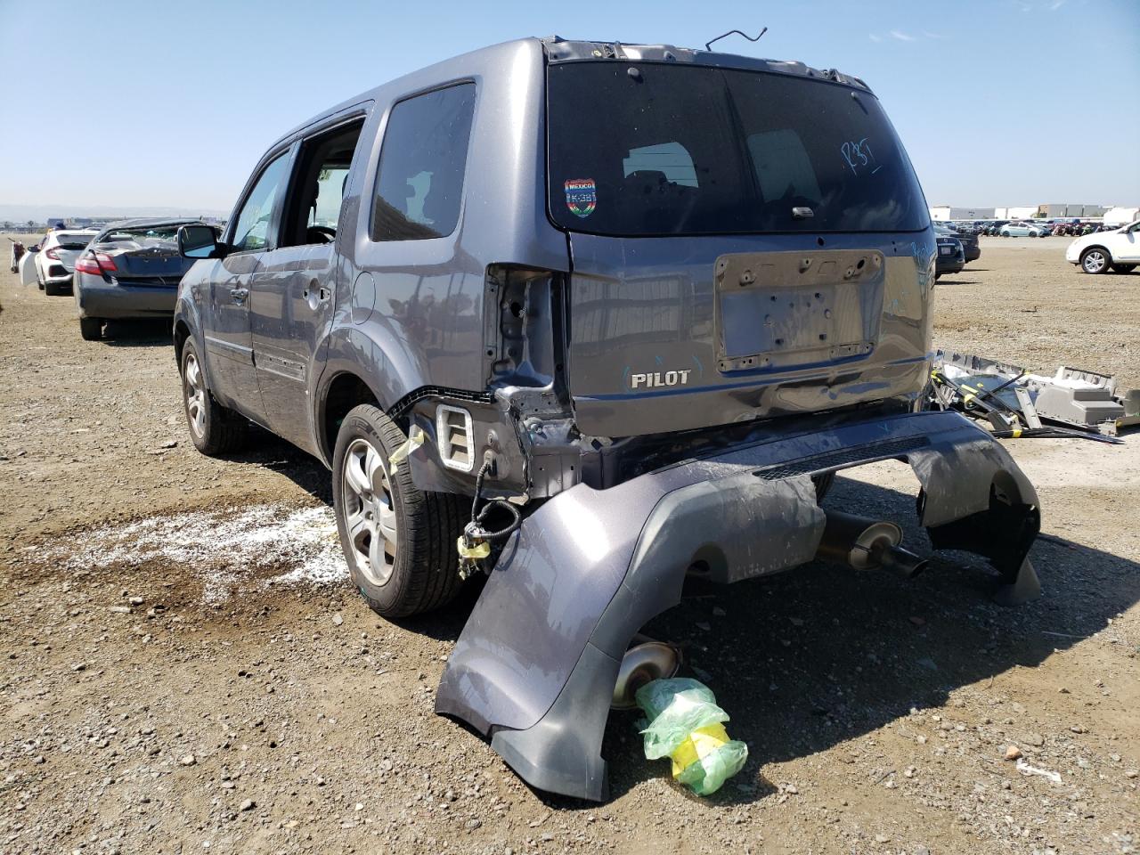 Photo 3 from auction – 2015 HONDA PILOT EXL with VIN 5FNYF3H54FB021429