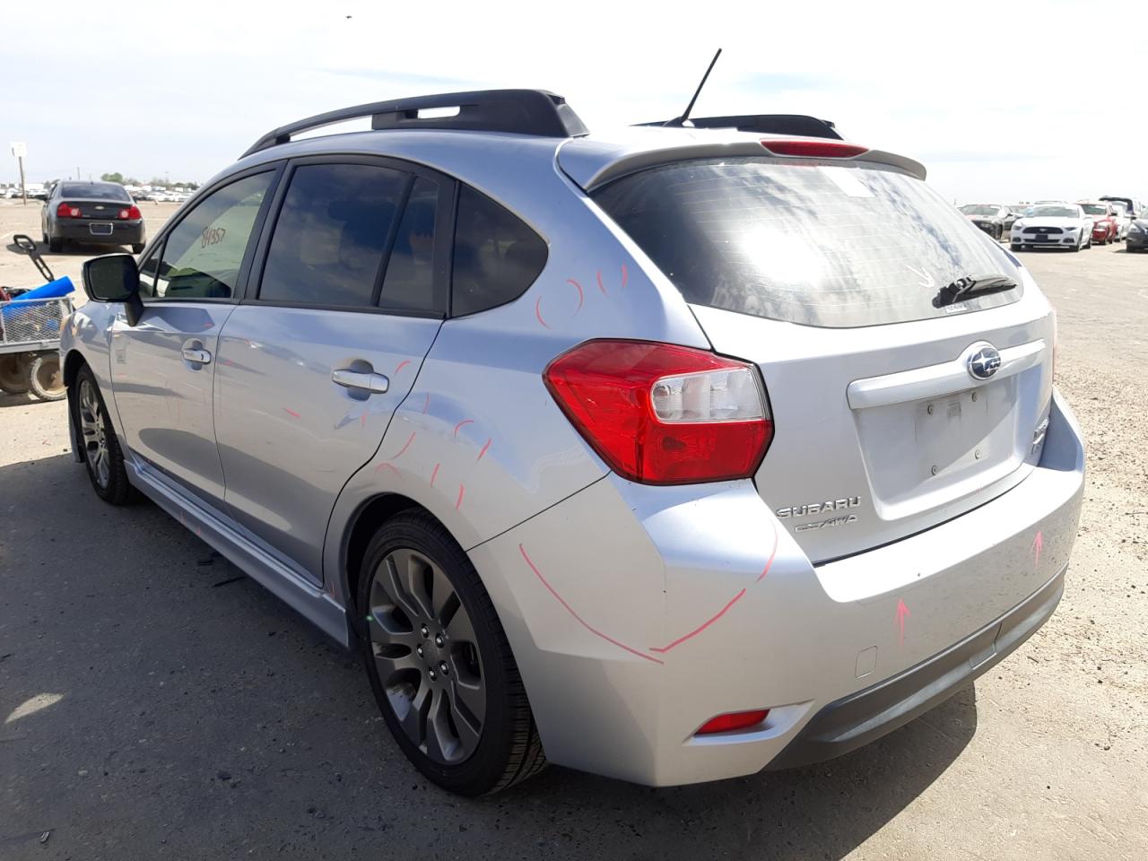 Photo 3 from auction – 2014 SUBARU IMPREZA SP with VIN JF1GPAL67E8252438