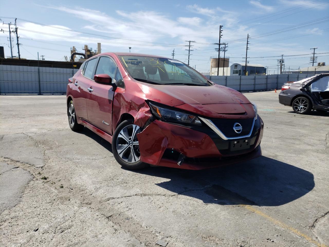 Photo 1 from auction – 2018 NISSAN LEAF S with VIN 1N4AZ1CP4JC306035