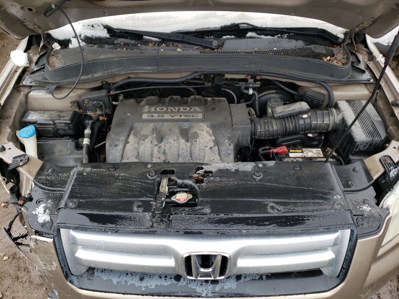 Photo 7 from auction – 2006 HONDA PILOT EX with VIN 5FNYF18766B004931