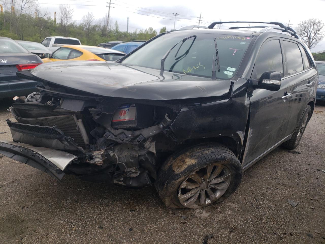 Photo 2 from auction – 2012 KIA SORENTO SX with VIN 5XYKW4A28CG240314