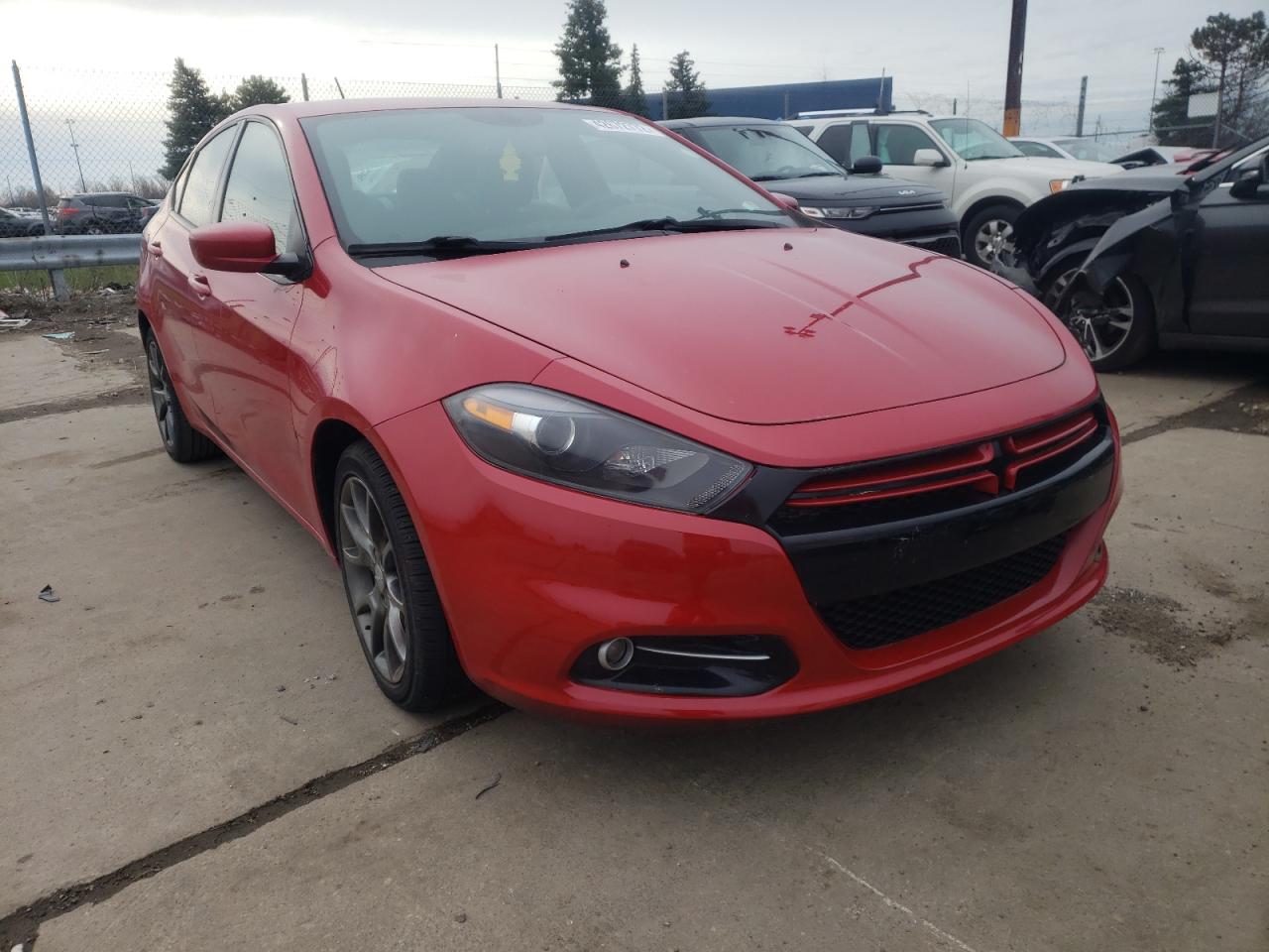DODGE DART SXT 2013 with VIN 1C3CDFBA6DD118034 - Photo from auction