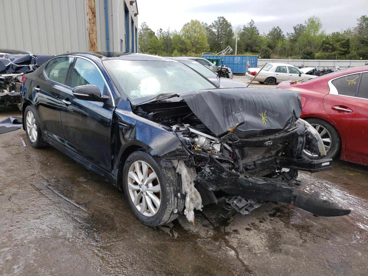KIA OPTIMA EX 2014 with VIN 5XXGN4A77EG295476 - Photo from auction