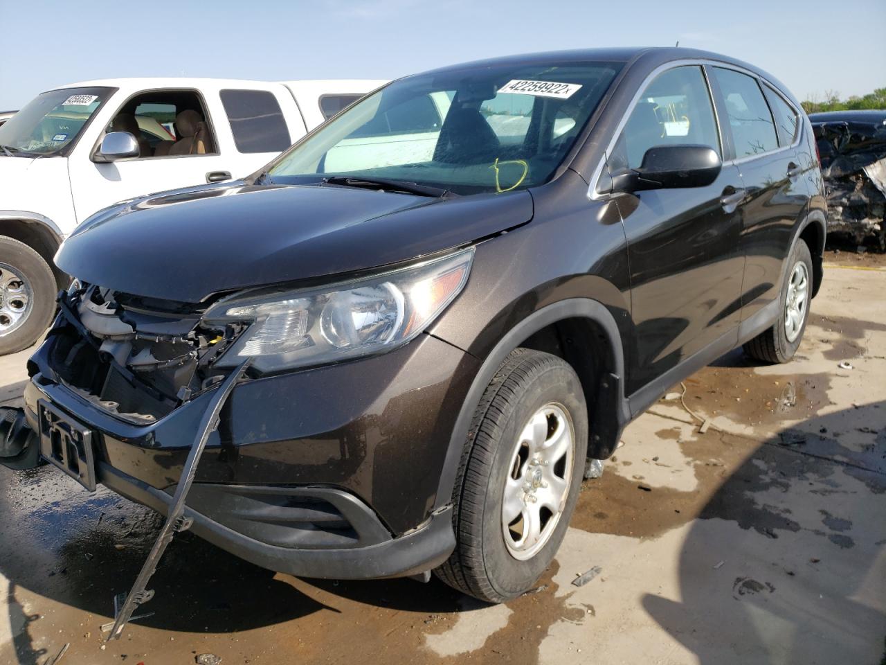Photo 2 from auction – 2014 HONDA CR-V LX with VIN 2HKRM4H35EH695913