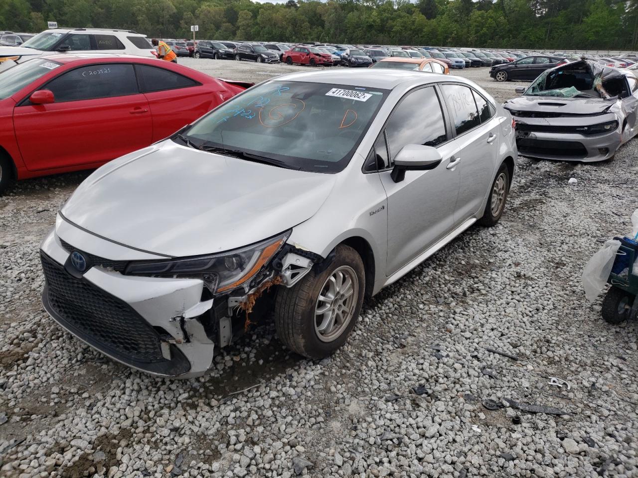 Photo 2 from auction – 2020 TOYOTA COROLLA LE with VIN JTDEBRBE0LJ002178