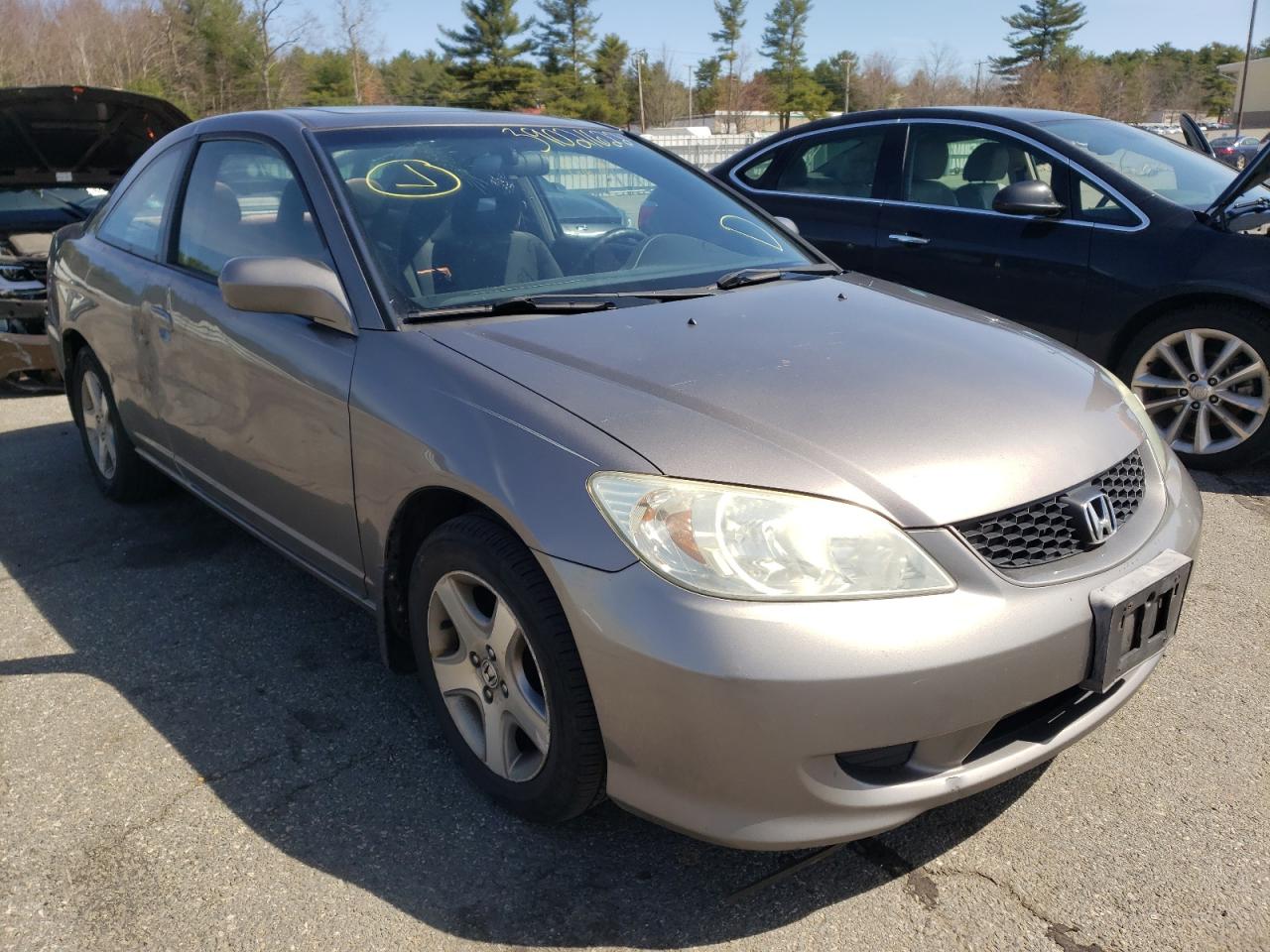 HONDA CIVIC EX 2005 with VIN 1HGEM22945L001032 - Photo from auction