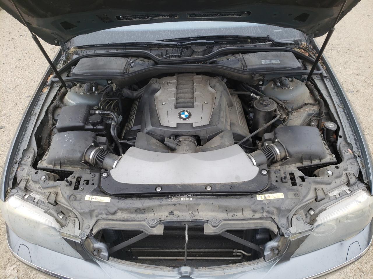 Photo 7 from auction – 2006 BMW 750 LI with VIN WBAHN83546DT63507