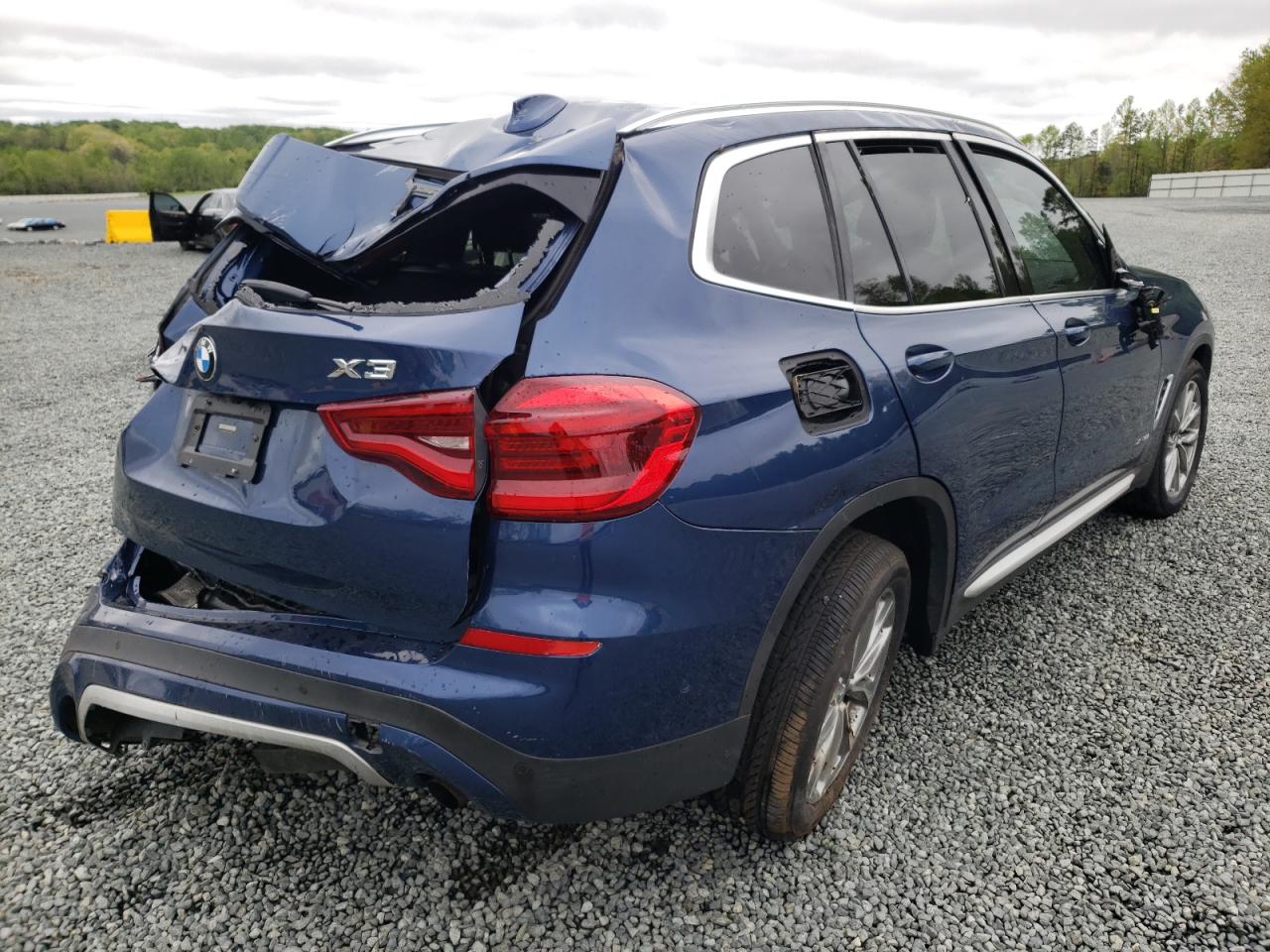 Photo 4 from auction – 2018 BMW X3 XDRIVE with VIN 5UXTR9C50JLC76226