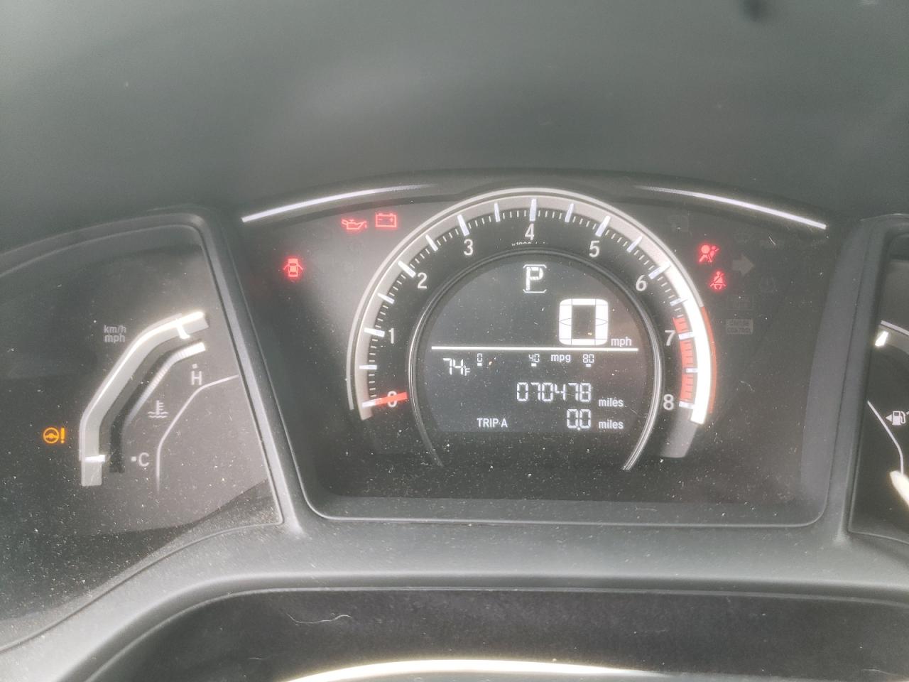 Photo 8 from auction – 2016 HONDA CIVIC LX with VIN 19XFC2F52GE095520