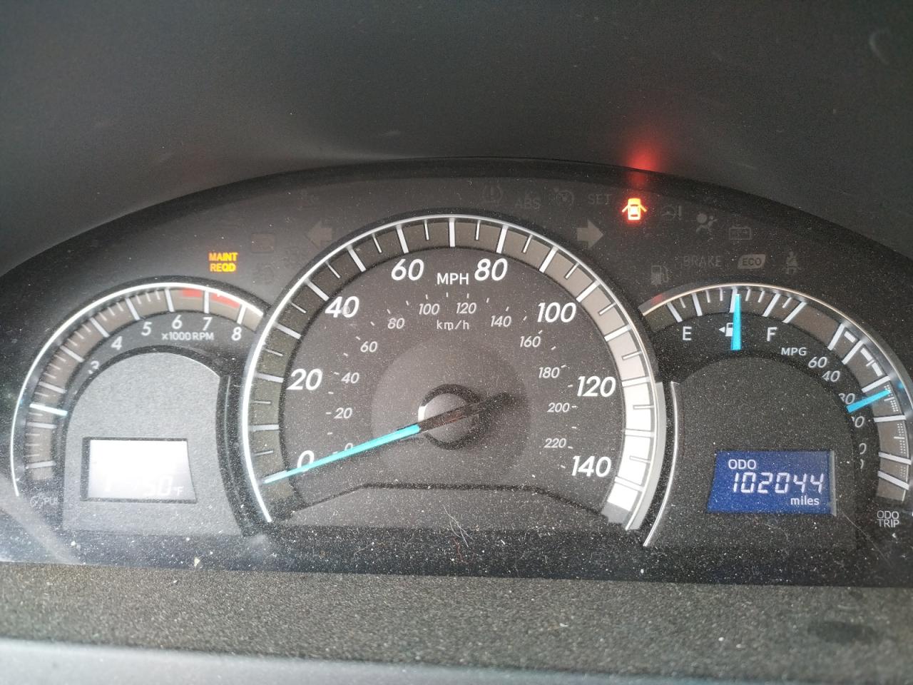 Photo 8 from auction – 2013 TOYOTA CAMRY L with VIN 4T1BF1FK3DU721218