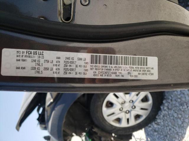 Foto 10 de la subasta – 2016 DODGE JOURNEY SE con VIN 3C4PDCAB7GT146400