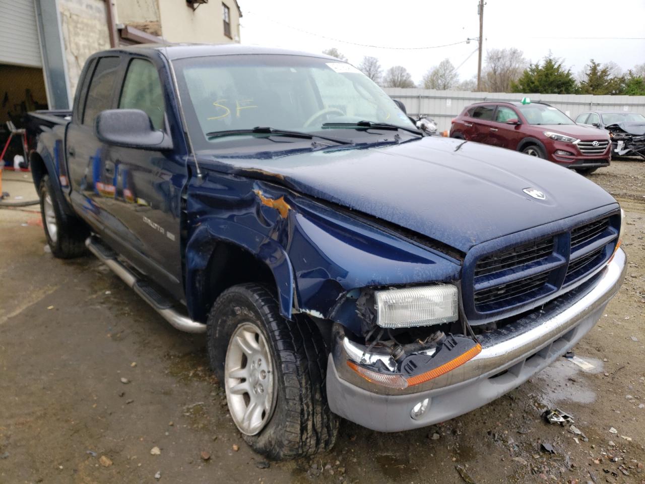 DODGE DAKOTA QUA 2002 with VIN 1B7HG48X72S564257 - Photo from auction
