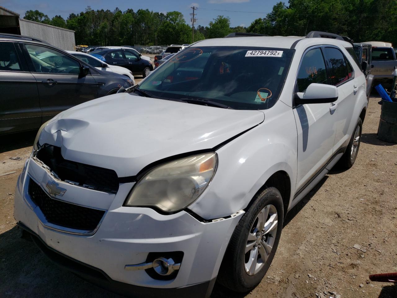 Photo 2 from auction – 2012 CHEVROLET EQUINOX LT with VIN 2GNFLNEKXC6102854