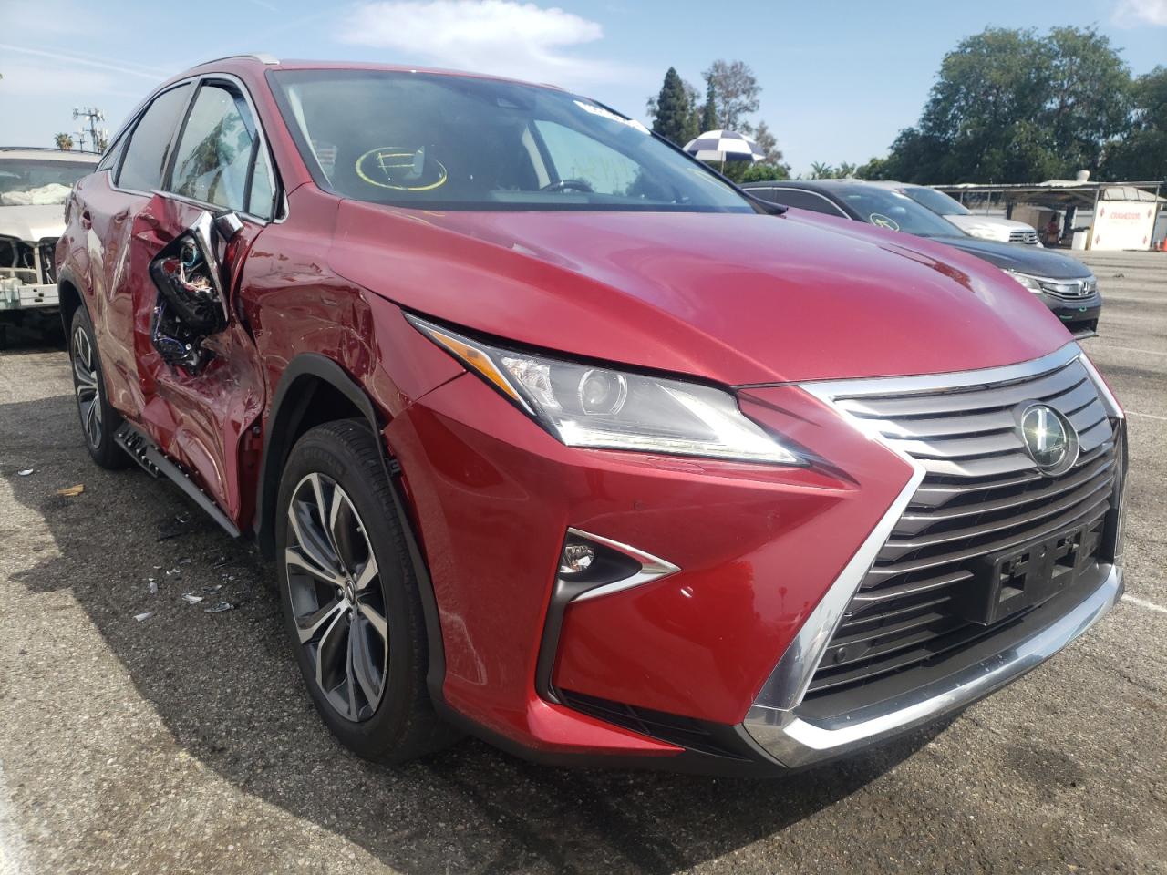 LEXUS RX 350 BAS 2018 with VIN JTJBZMCA0J2037370 - Photo from auction