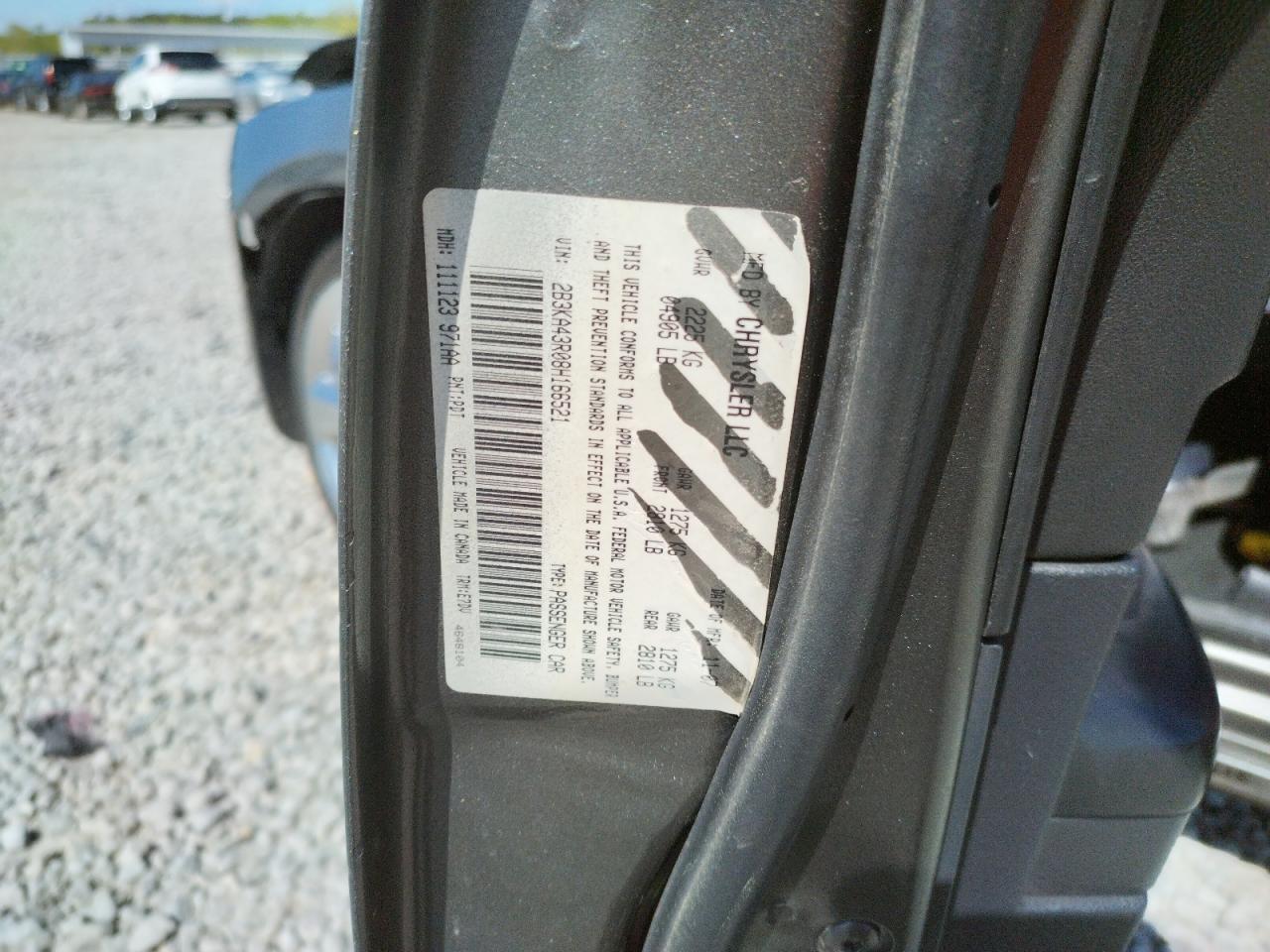 Photo 10 from auction – 2008 DODGE CHARGER with VIN 2B3KA43R08H166521