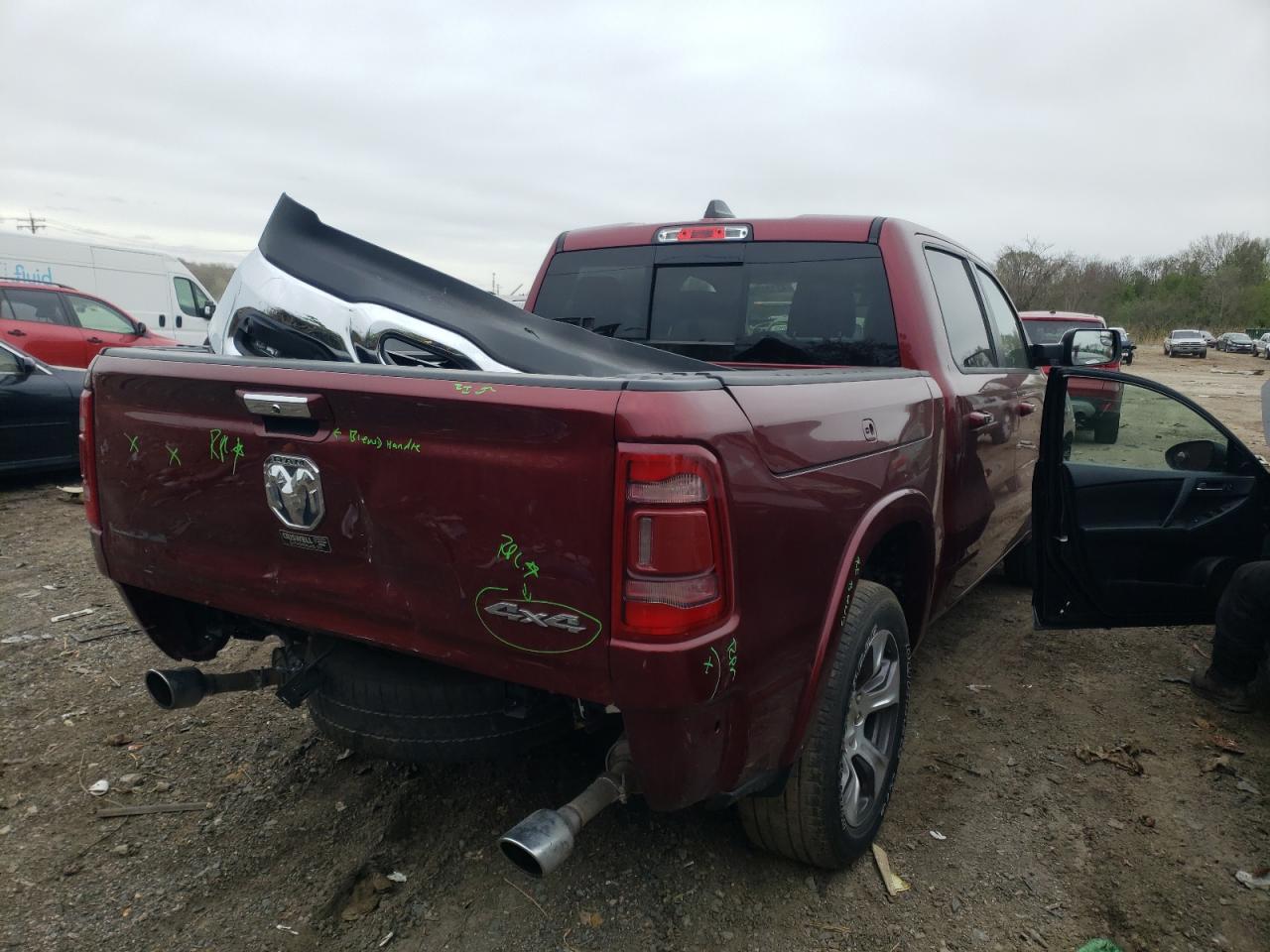 Photo 4 from auction – 2020 RAM 1500 LARAM with VIN 1C6SRFJT8LN116846