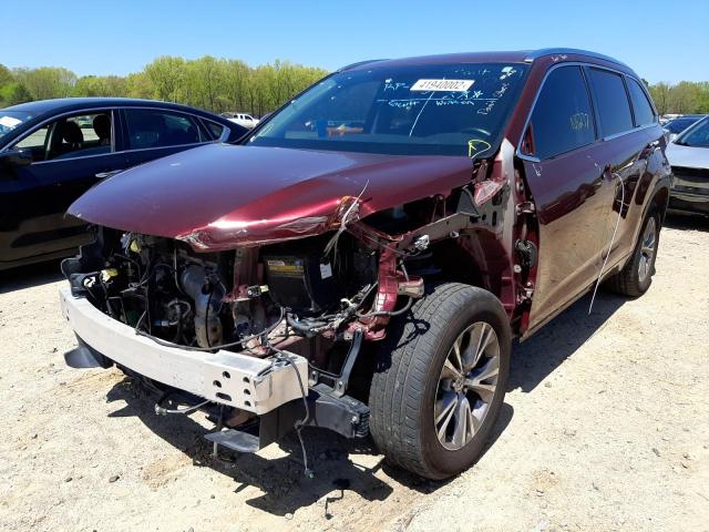 Photo 2 from auction – 2015 TOYOTA HIGHLANDER with VIN 5TDKKRFH4FS049213