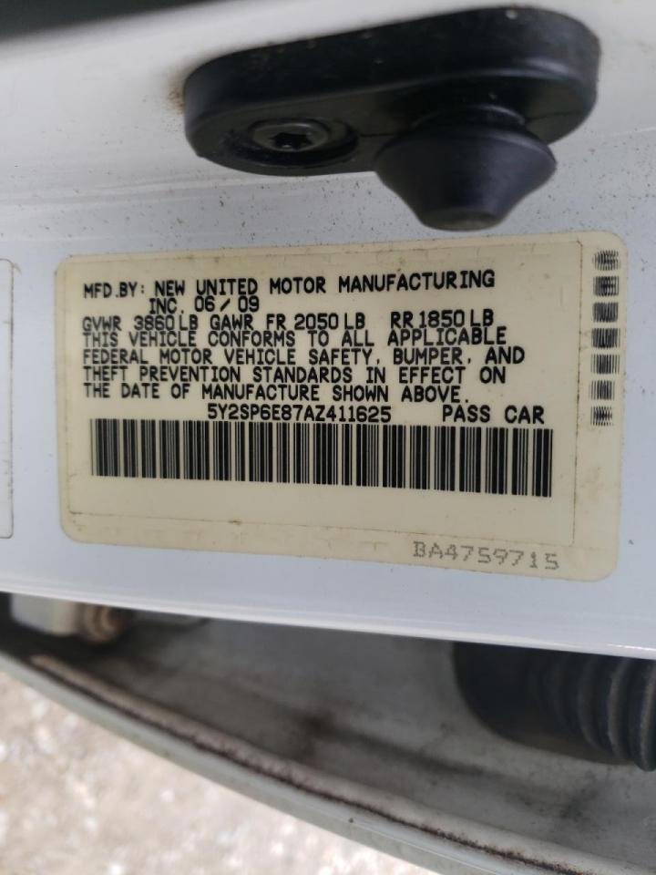 Photo 10 from auction – 2010 PONTIAC VIBE with VIN 5Y2SP6E87AZ411625