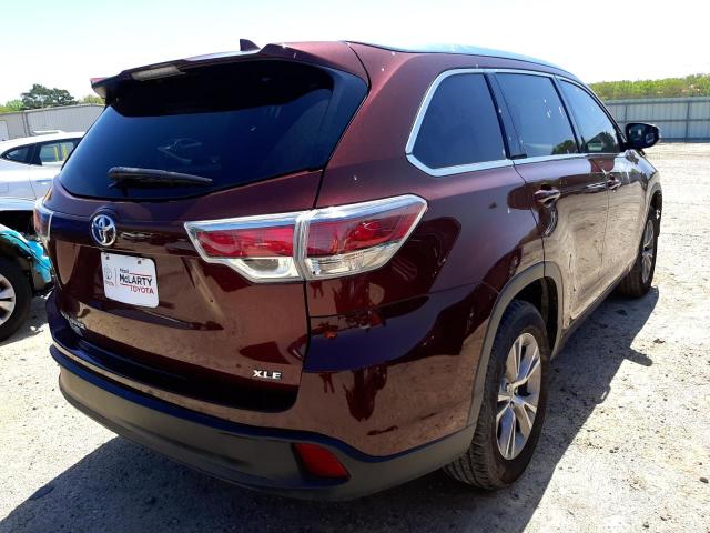 Photo 4 from auction – 2015 TOYOTA HIGHLANDER with VIN 5TDKKRFH4FS049213