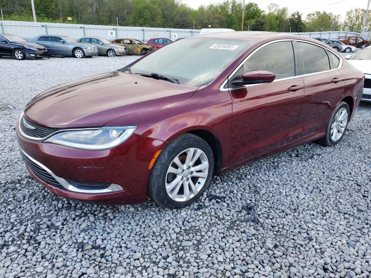 Photo 2 from auction – 2015 CHRYSLER 200 LIMITE with VIN 1C3CCCAB5FN700781