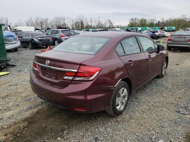 Photo 4 from auction – 2013 HONDA CIVIC LX with VIN 2HGFB2F52DH584052