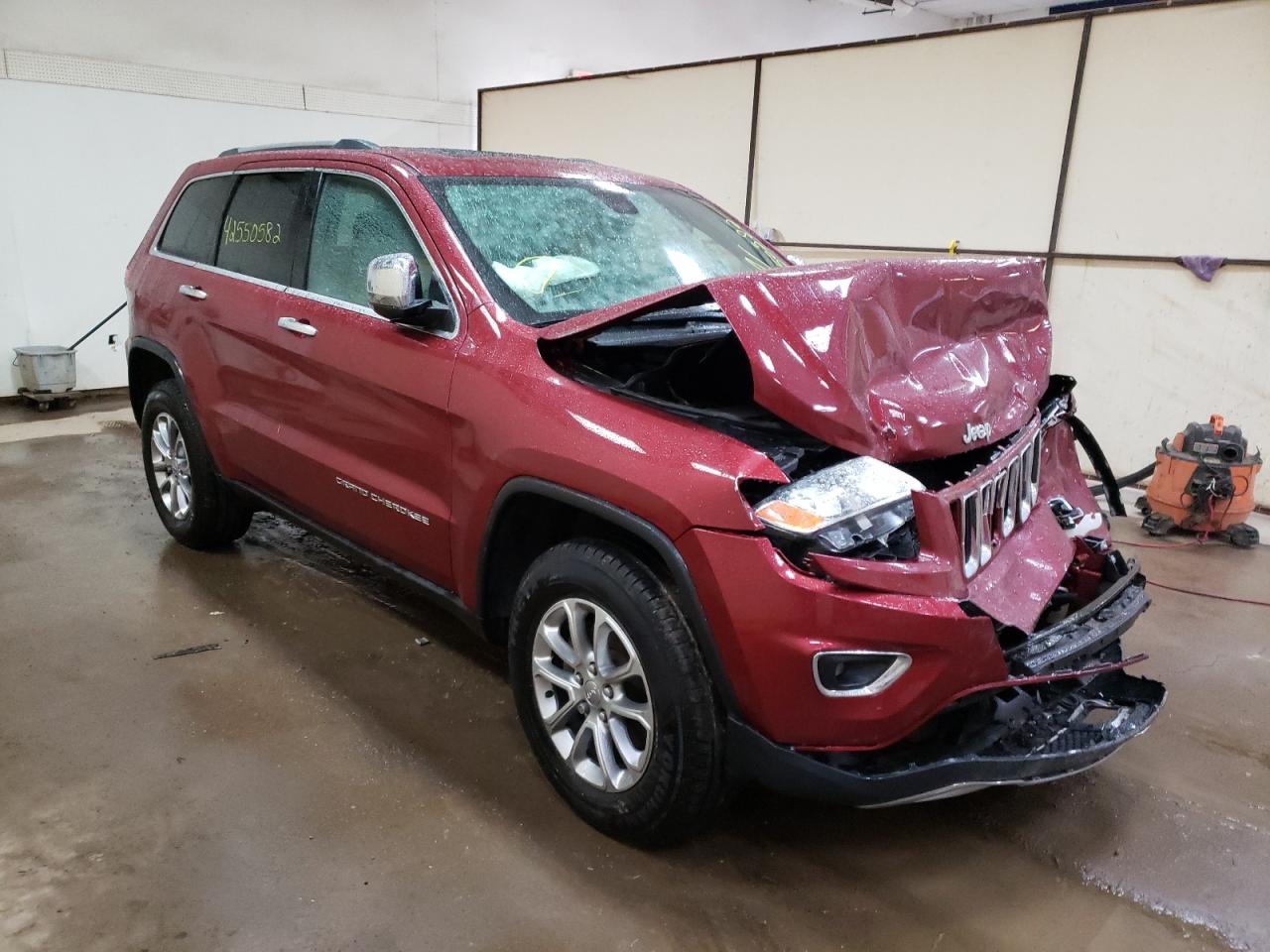 JEEP GRAND CHER 2014 with VIN 1C4RJFBG4EC186293 - Photo from auction