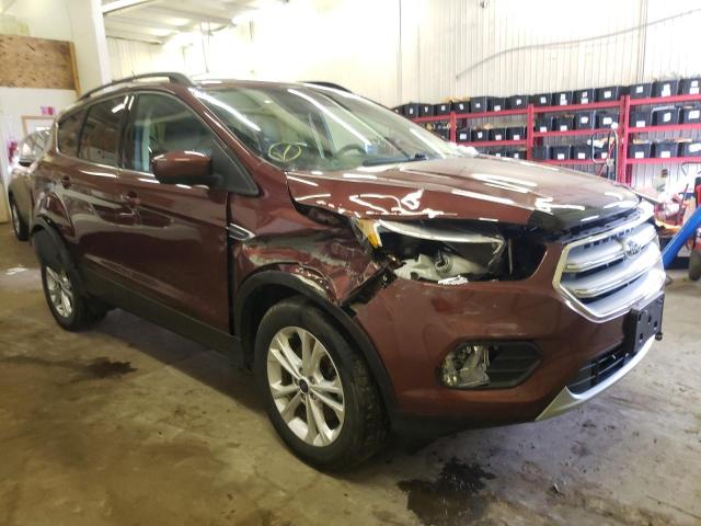 FORD ESCAPE SE 2018 with VIN 1FMCU9GD3JUC35612 - Photo from auction