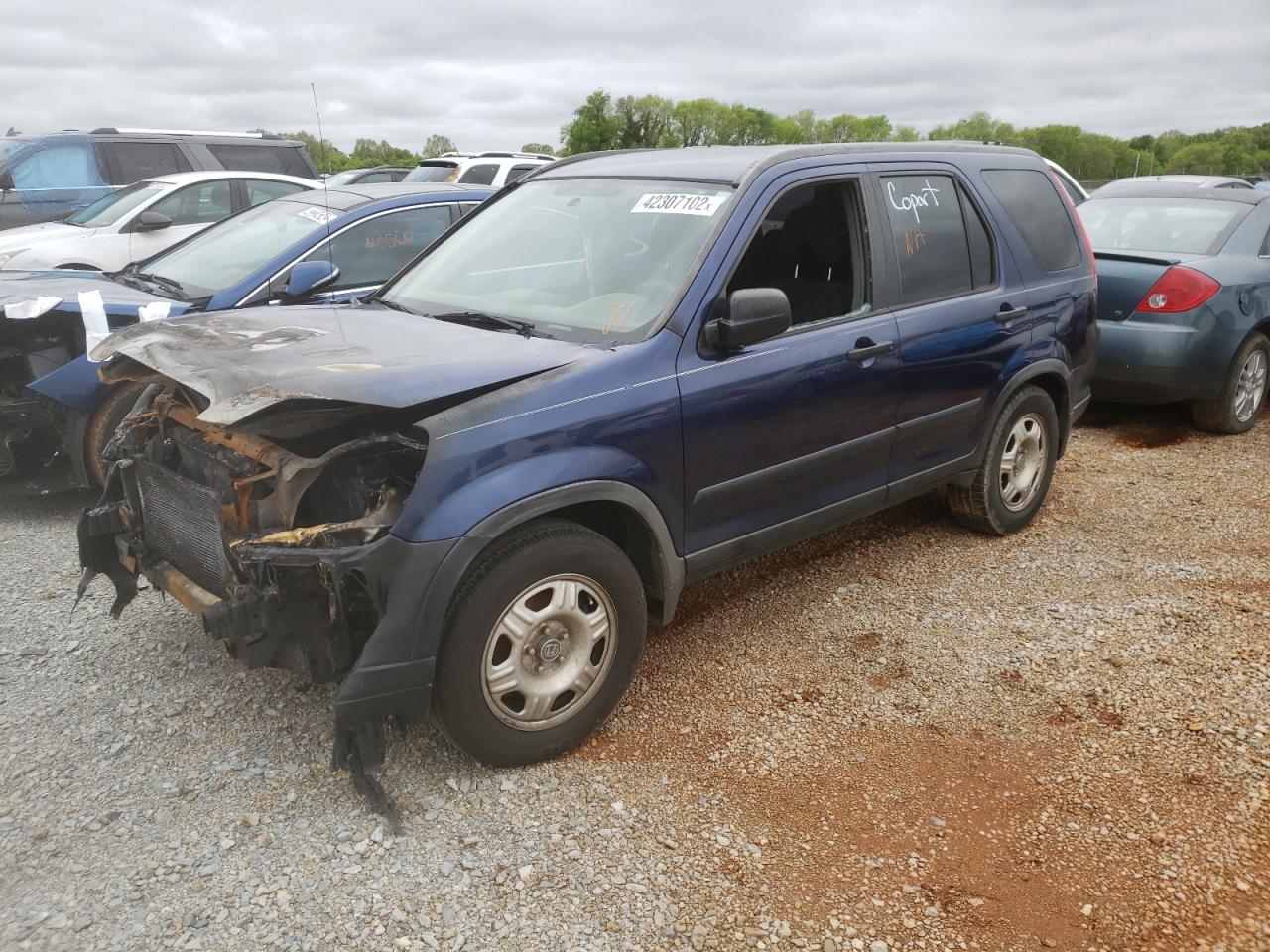 Photo 2 from auction – 2005 HONDA CR-V LX with VIN JHLRD68515C010432