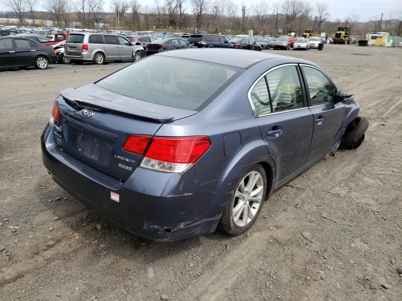 Photo 4 from auction – 2013 SUBARU LEGACY 2.5 with VIN 4S3BMBC67D3022588