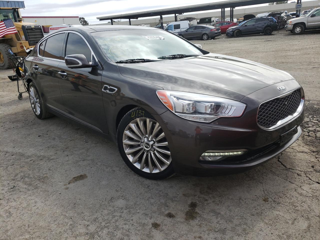 KIA K900 2015 with VIN KNALW4D44F6019377 - Photo from auction