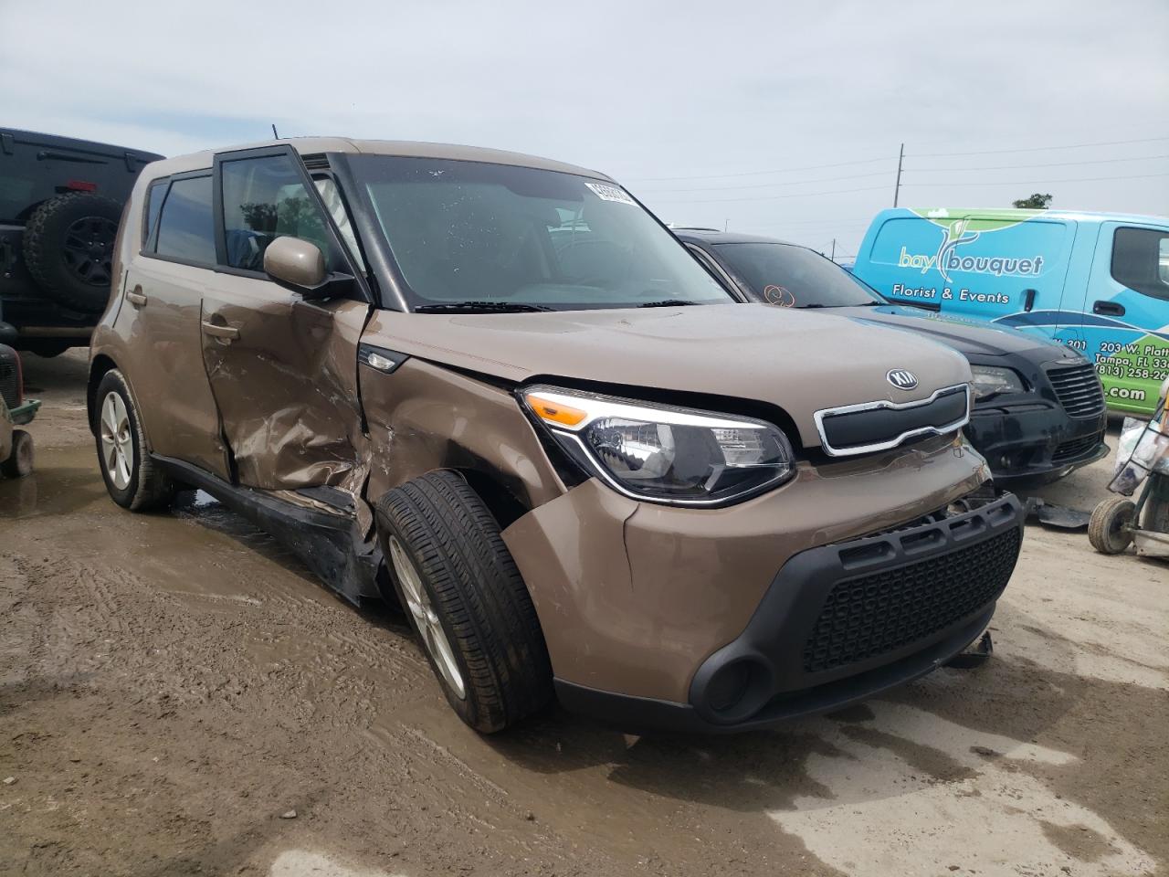 KIA SOUL 2014 with VIN KNDJN2A25E7057584 - Photo from auction