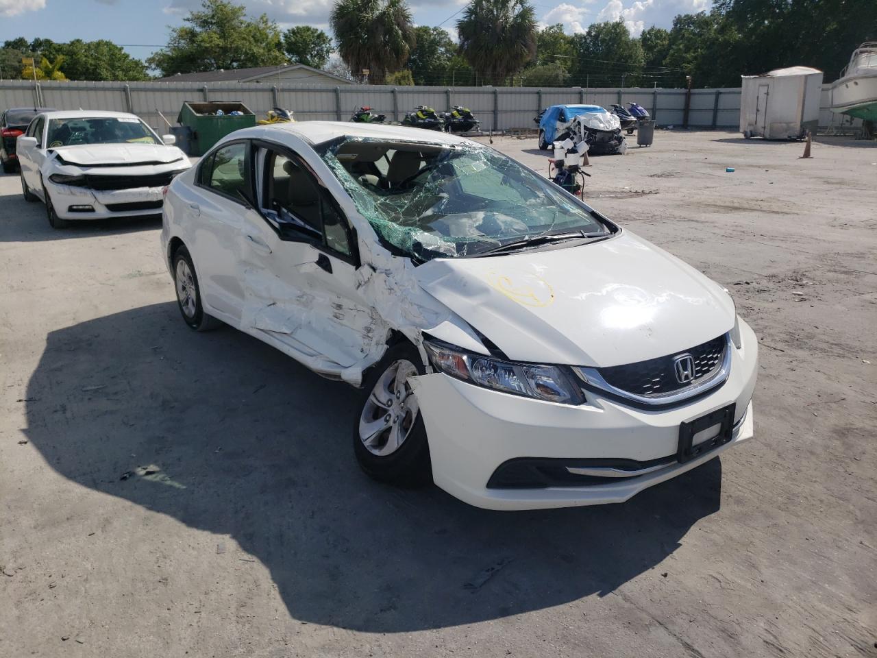 HONDA CIVIC LX 2015 with VIN 19XFB2F59FE279340 - Photo from auction