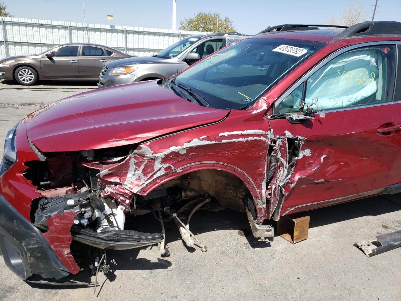 Photo 9 from auction – 2020 SUBARU OUTBACK PR with VIN 4S4BTAEC0L3132750