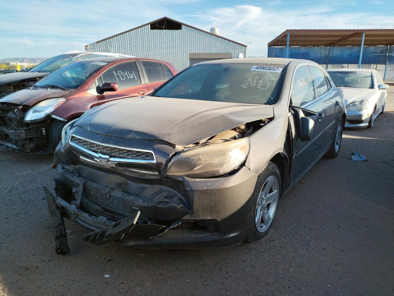 Photo 2 from auction – 2013 CHEVROLET MALIBU LS with VIN 1G11B5SA1DF348516