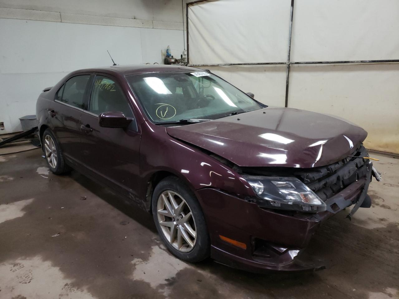 FORD FUSION SEL 2012 with VIN 3FAHP0JA2CR435148 - Photo from auction