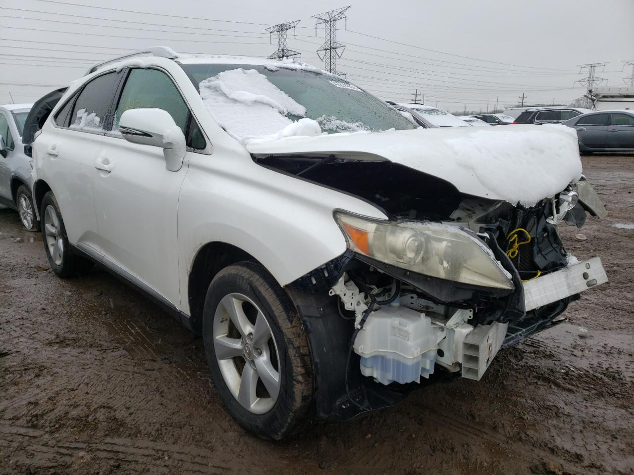 LEXUS RX 350 2010 with VIN 2T2BK1BA2AC012569 - Photo from auction