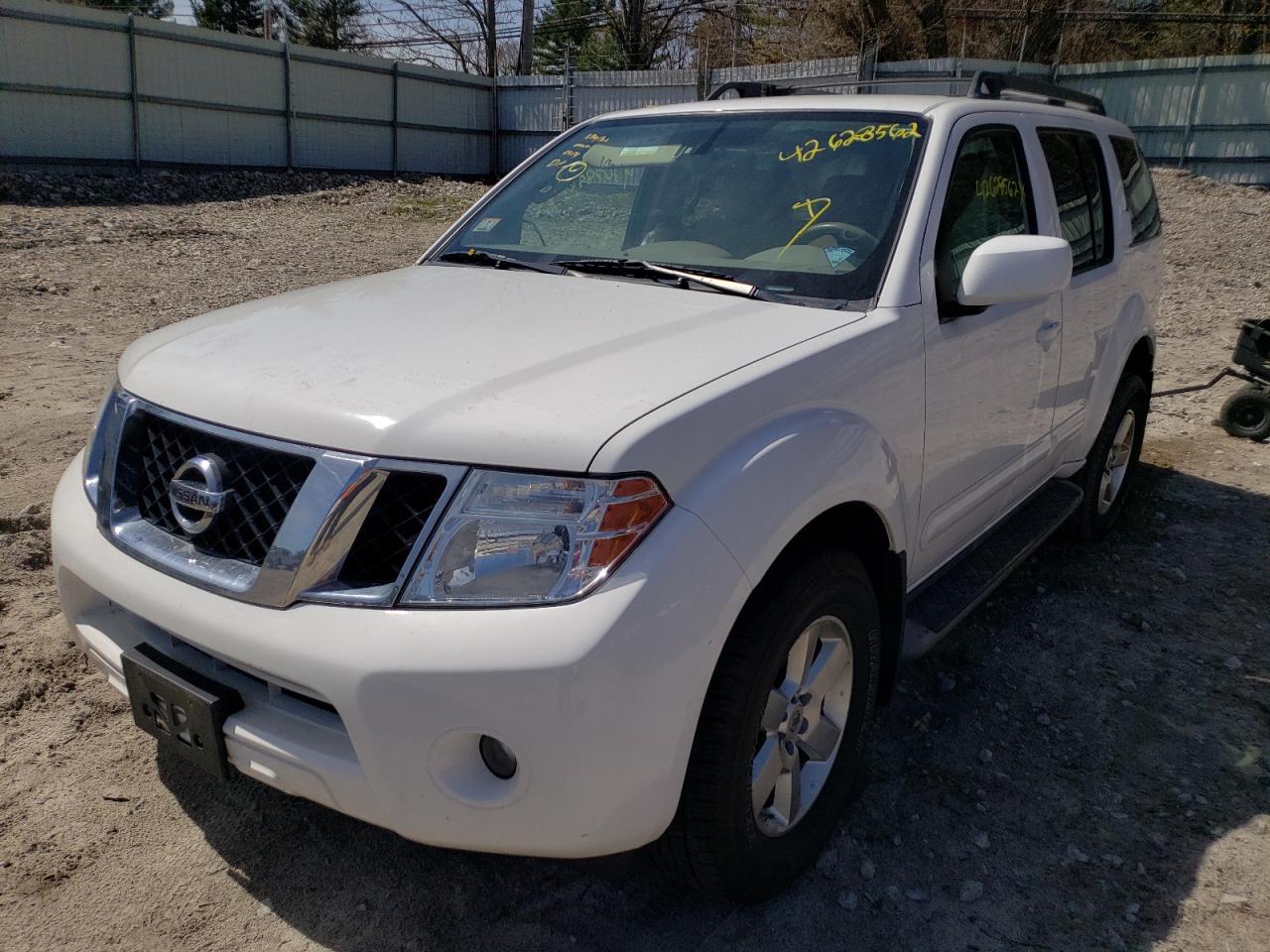 Photo 2 from auction – 2012 NISSAN PATHFINDER with VIN 5N1AR1NB8CC630454