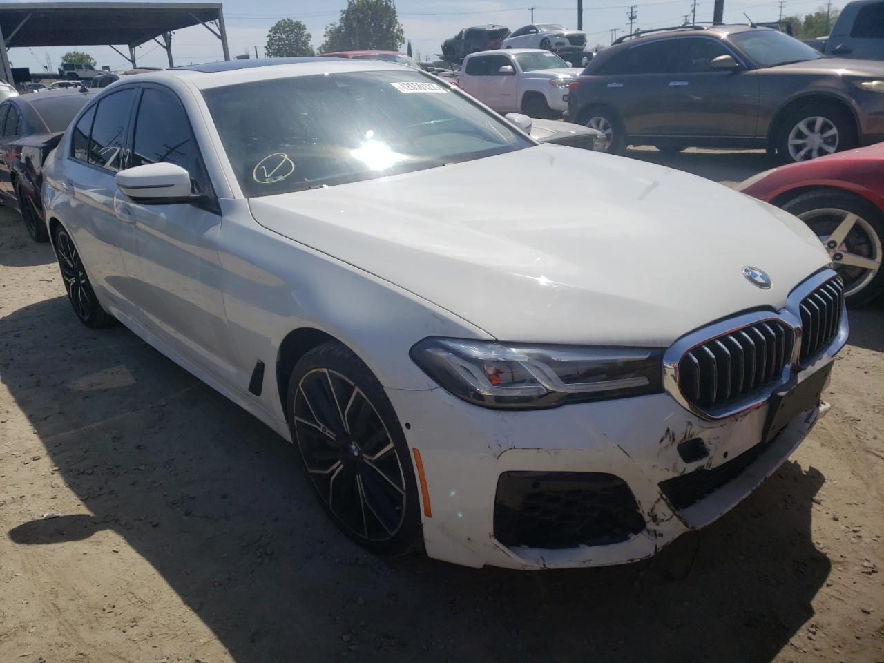 BMW 540 I 2021 with VIN WBA53BJ01MCF31459 - Photo from auction