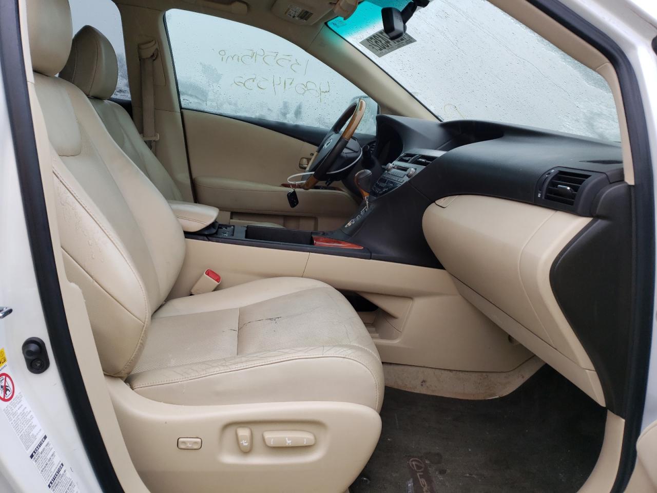 Photo 5 from auction – 2010 LEXUS RX 350 with VIN 2T2BK1BA2AC012569