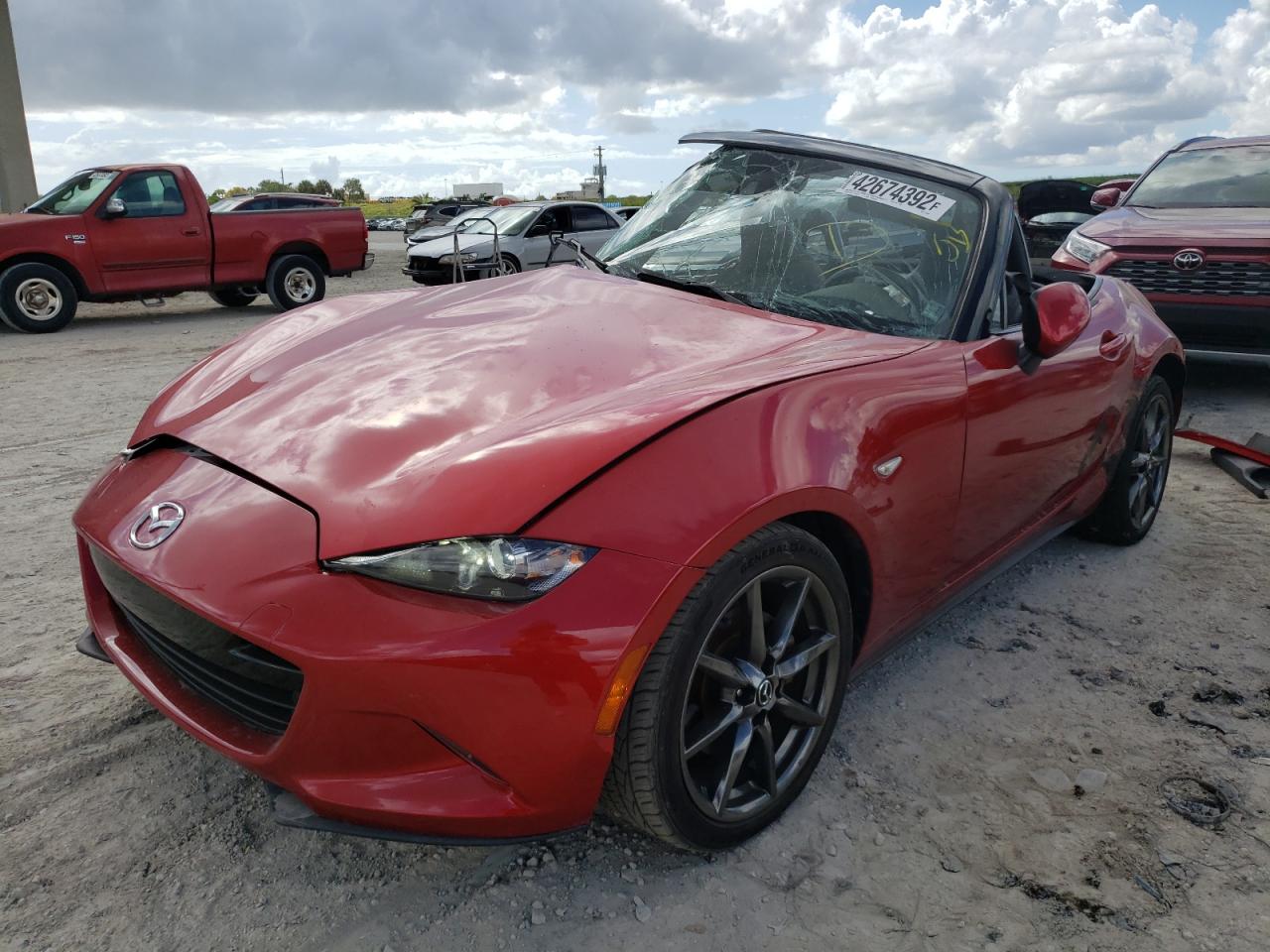 Photo 2 from auction – 2016 MAZDA MX-5 MIATA with VIN JM1NDAD78G0118489