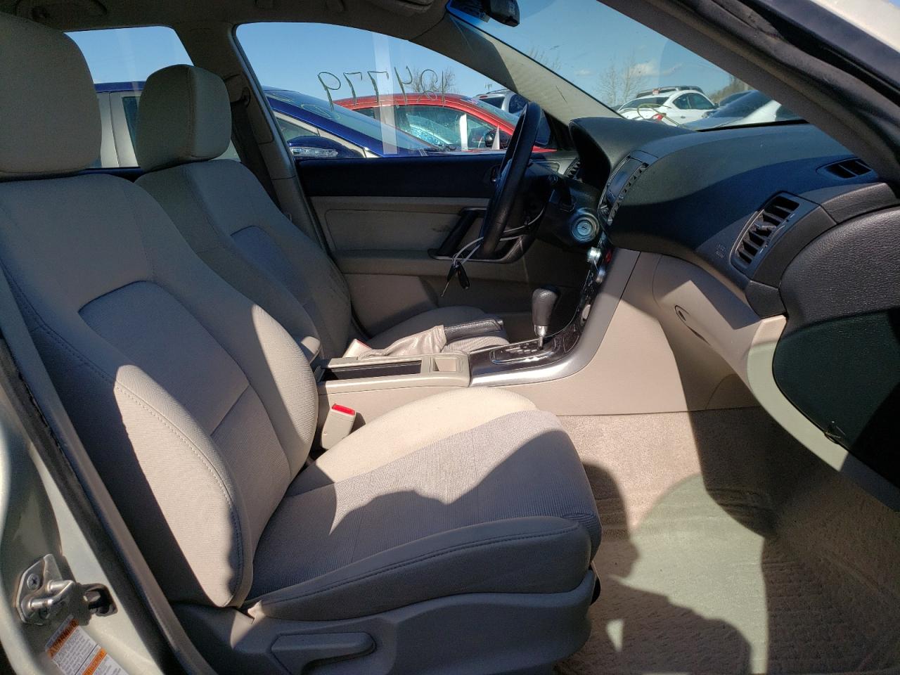 Photo 5 from auction – 2007 SUBARU LEGACY OUT with VIN 4S4BP61C377304369
