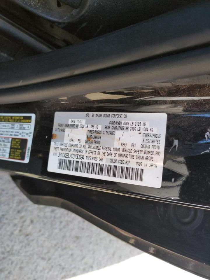 Photo 10 from auction – 2012 MAZDA 5 with VIN JM1CW2BLXC0130094